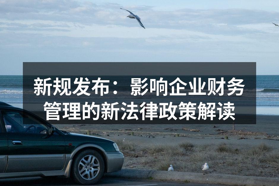 新规发布：影响企业财务管理的新法律政策解