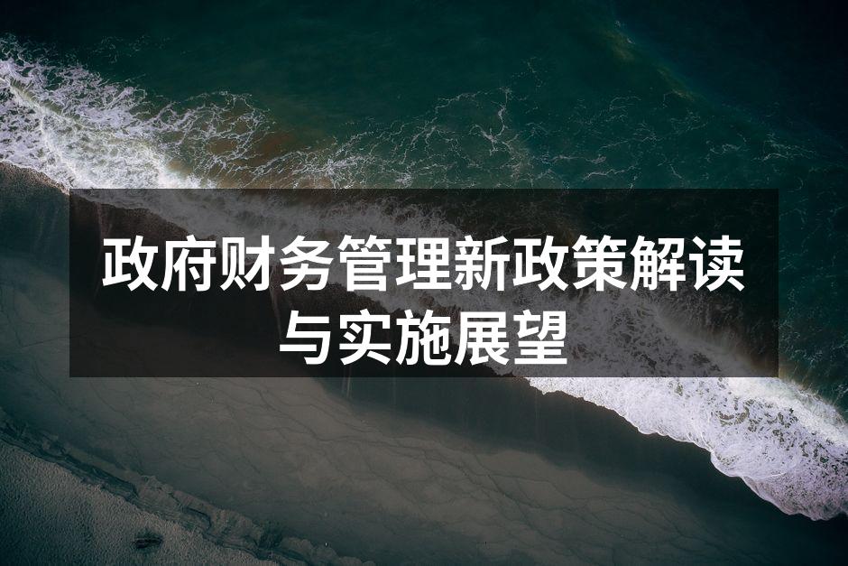 政府财务管理新政策解读与实施展望
