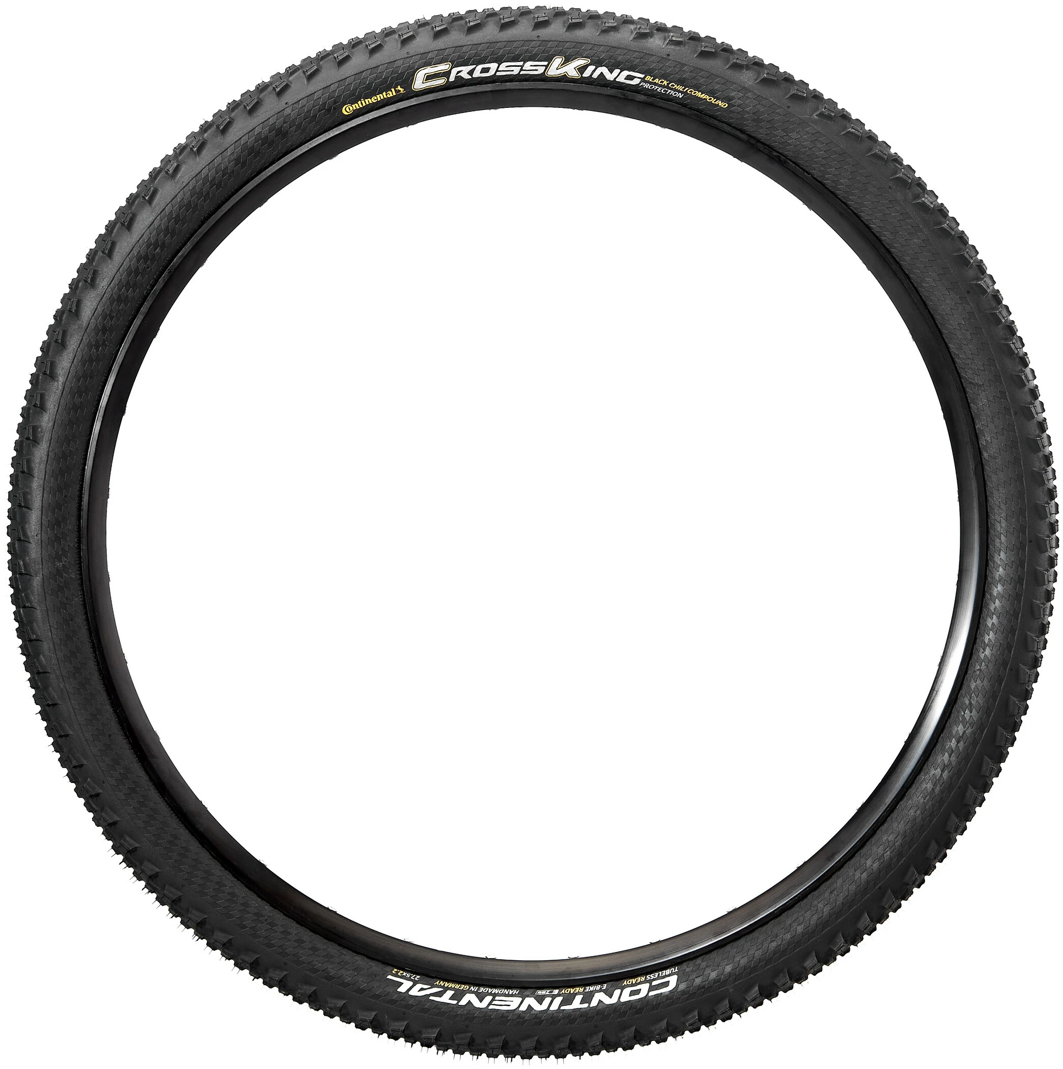 Continental Cross King 2.2 Foldedæk 27,5" TLR E-25, Sort - Image 4