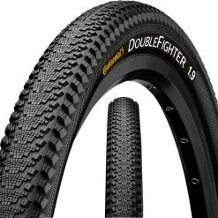 Continental Double Fighter III Clincher-dæk 29x2,00 "Refleks, Sort