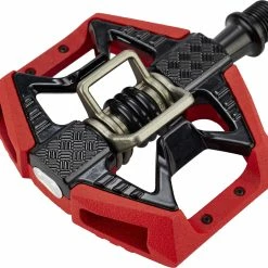 Crankbrothers Double Shot 3 Pedaler, Sort/rød