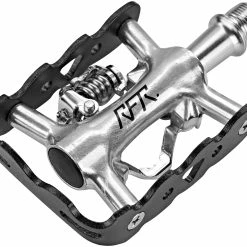 Cube RFR Standard & Klick Pedaler, Sølv/sort