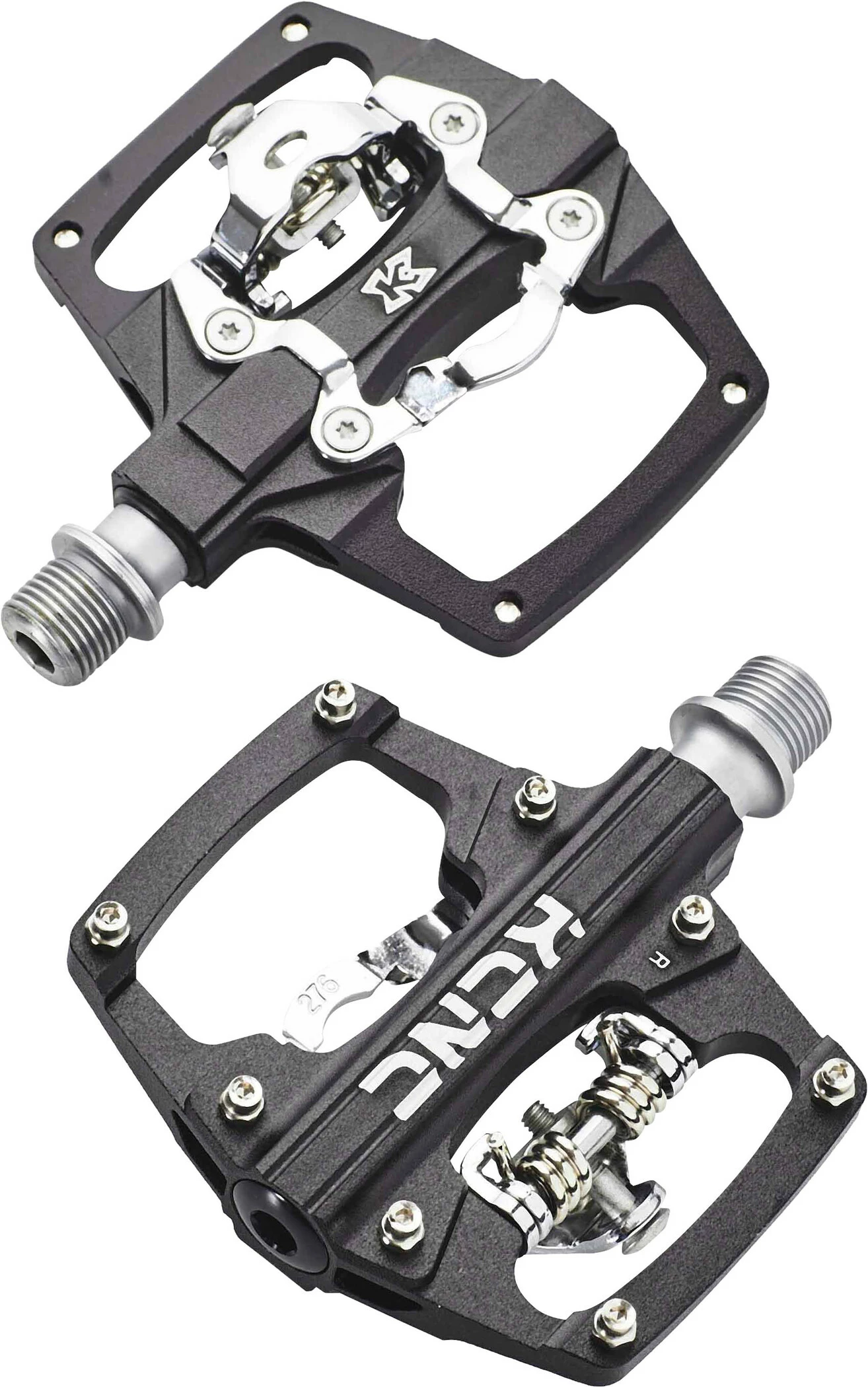 KCNC AM Trap Klikpedaler Dobbelt Side, Rød