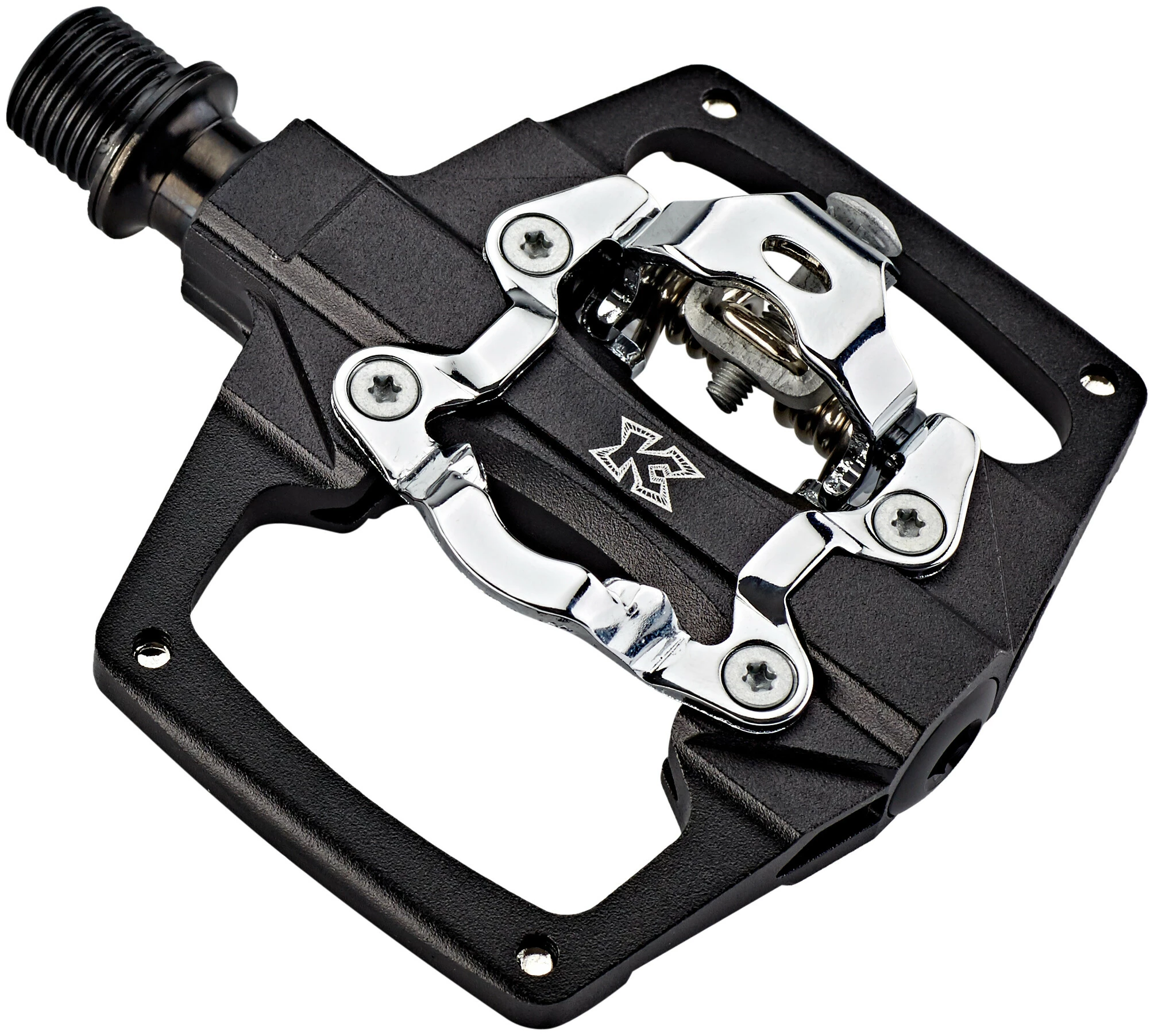 KCNC AM Trap-TI Klikpedaler Dobbelt Side, Sølv - Image 2