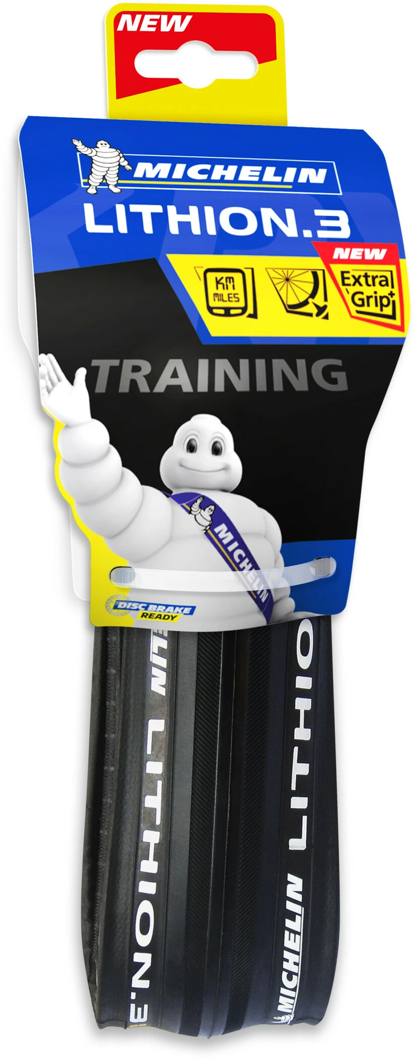 Michelin Lithion 3 Foldedæk 28x1.00", Sort/rød - Billede 2