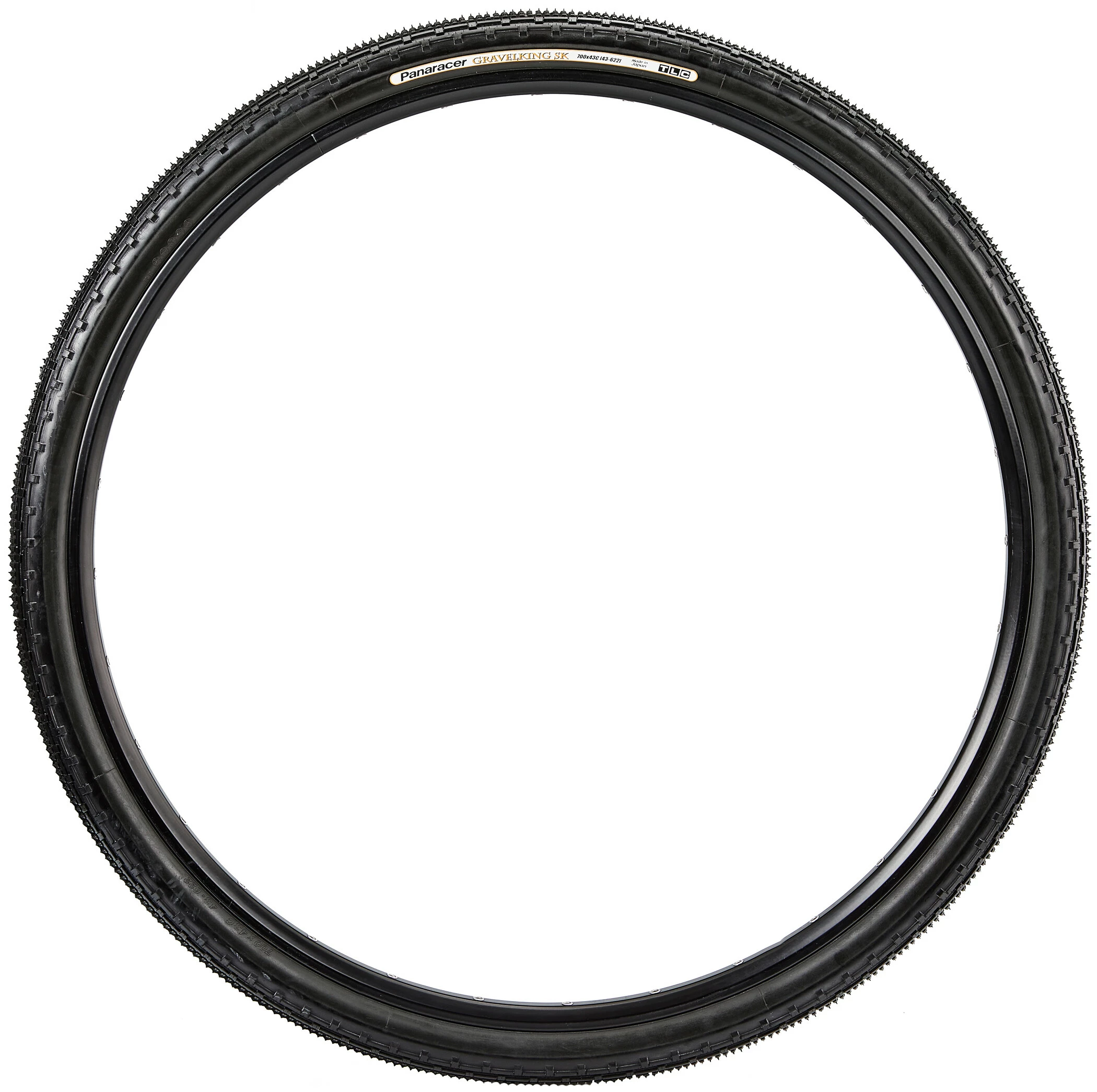 Panaracer Gravelking SK Foldedæk 700x43C TLC, Sort - Billede 3