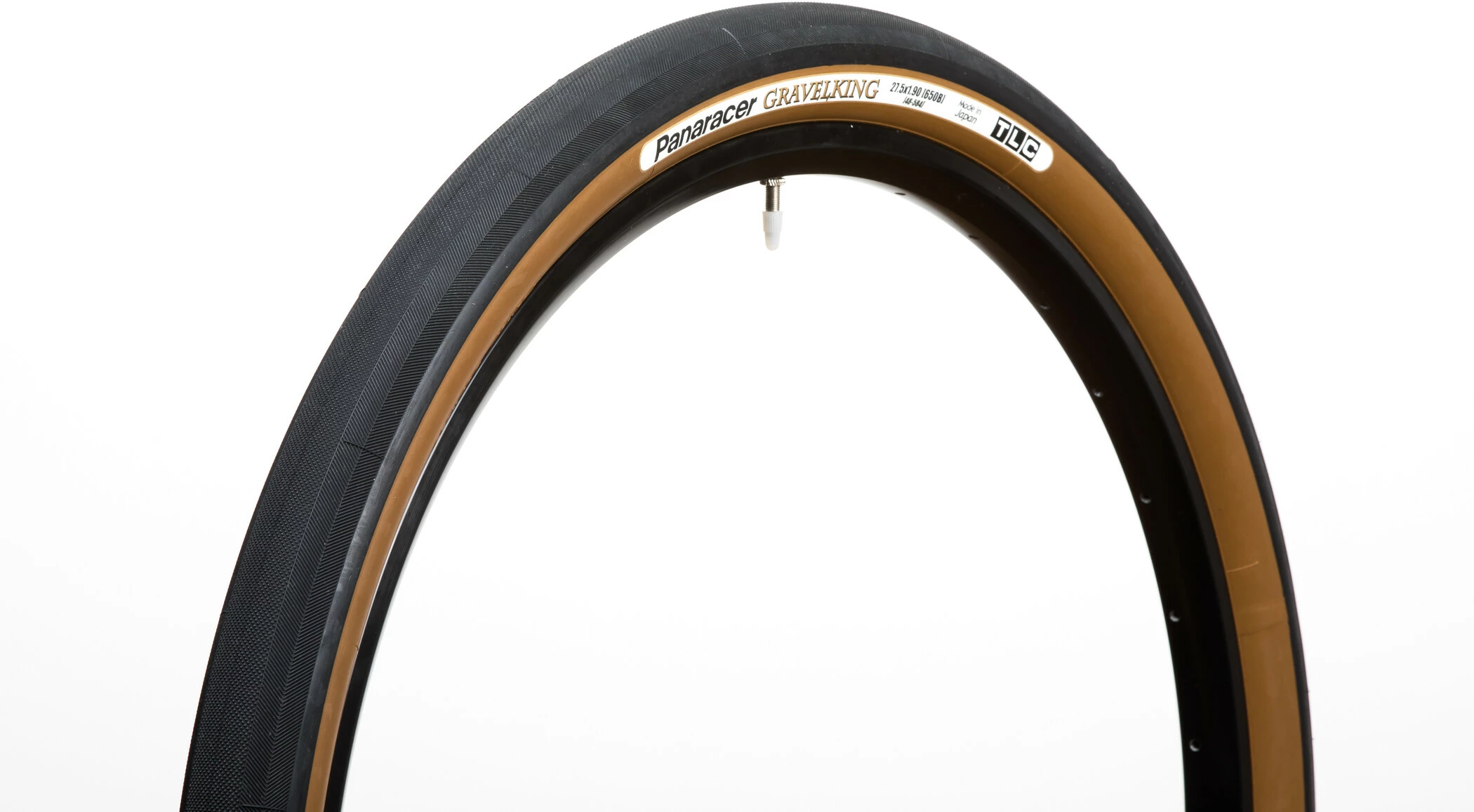 Panaracer Gravelking Slick Thread Foldedæk 650x48B TLR, Beige
