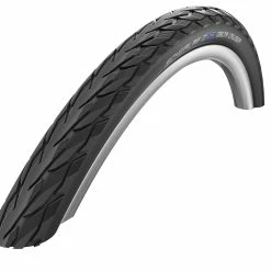SCHWALBE Delta Cruiser Active K-Guard Clincherdæk 28", Sort/hvid