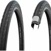 SCHWALBE Delta Cruiser Plus Active Klinker Dæk 28x1,50" PunctureG E-25 Green Compound Refleks, Sort