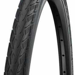 SCHWALBE DeltaCruiser Plus Clincherdæk 26x1 3/8" PunctureGuard E-25 Reflex, Sort