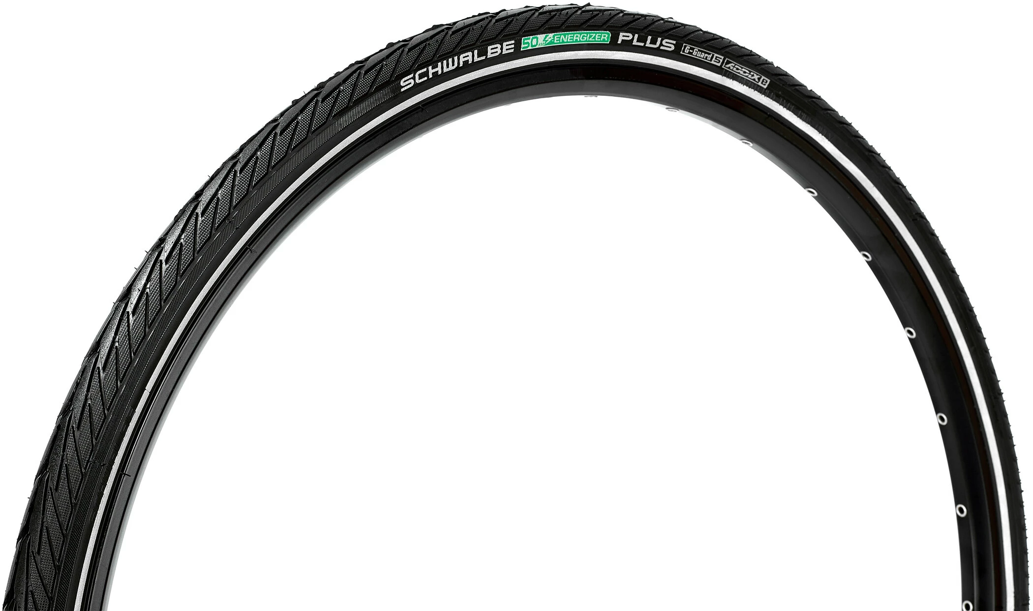 SCHWALBE Energizer Plus Performance Clincherdæk E-50 Addix.E Reflex 28x1,40", Sort