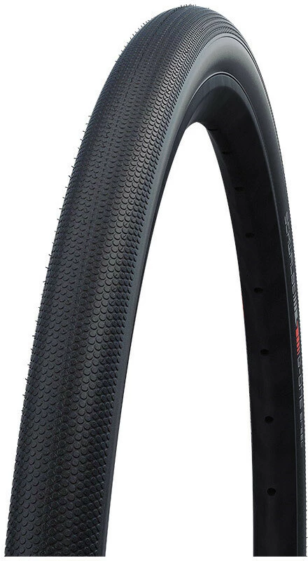 SCHWALBE G-One Speed Super Ground Evo Foldedæk 20x2,50 "V-Guard TLE E-25 Addix Speedgrip, Sort