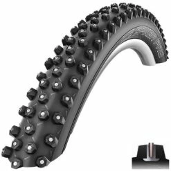 SCHWALBE Ice Spiker Pro Foldedæk 27,5x2,60" Performance DD RaceGuard SnakeSkin TLE, Sort
