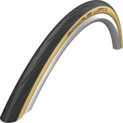 SCHWALBE Lugano 2 K-Guard Clincherdæk 28" Classic-Skin, Sort/beige