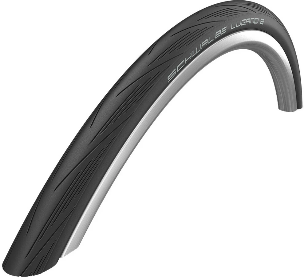 SCHWALBE Lugano II Endurance Clincherdæk 700x25C Active TwinSkin Med Forstærket Slidbane