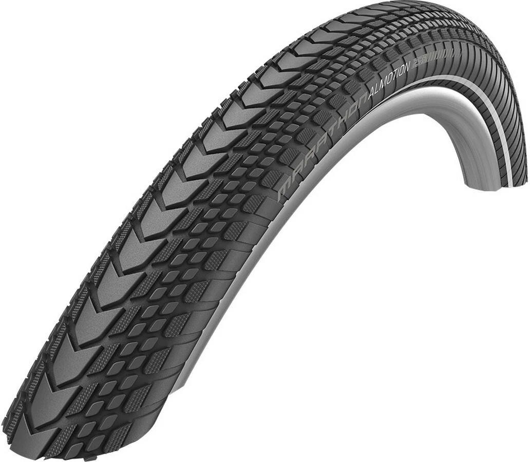 SCHWALBE Marathon Almotion Foldedæk 28x2,00" Evolution V-Guard E-25 Addix, Sort