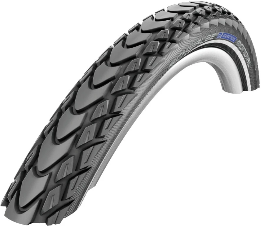 SCHWALBE Marathon Mondial Foldedæk 28x2,00" Evolution SnakeSkin V-Guard DD E-25, Sort