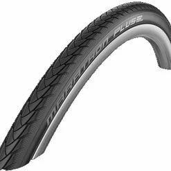 SCHWALBE Marathon Plus Clincher-dæk 22x1,00" Refleks, Sort