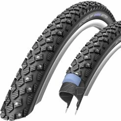 SCHWALBE Marathon Winter Plus Clincherdæk Reflex 24x1.75", Sort