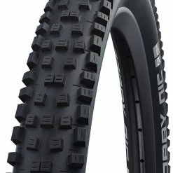 SCHWALBE Nobby Nic Performance Clincher-dæk 27,5x2,25 "E-50 Tilføjelse, Sort