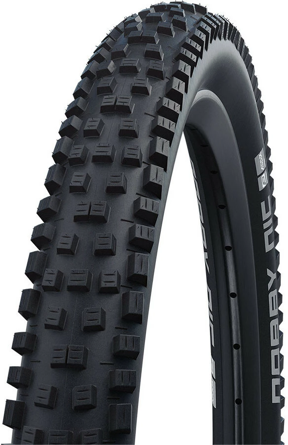 SCHWALBE Nobby Nic Performance Clincher-dæk 27,5x2,25 "E-50 Tilføjelse, Sort