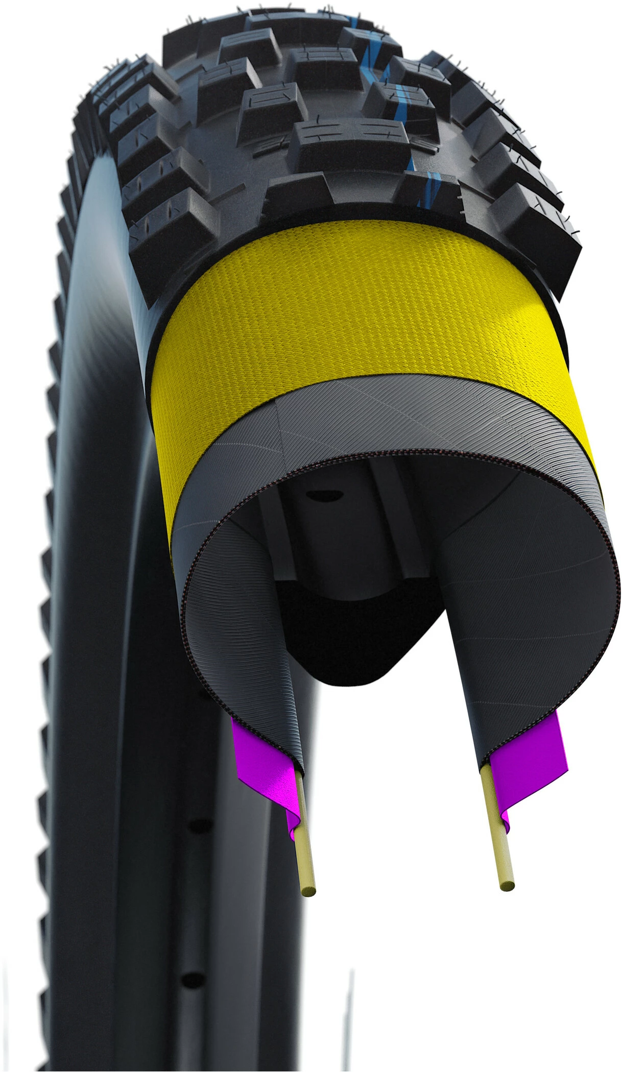 SCHWALBE Racing Ralph Super Ground Evo Foldedæk 29x2,25 "TLE Addix Speed SnakeSkin, Sort - Billede 4