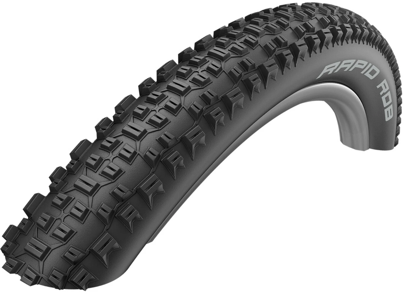 SCHWALBE Rapid Rob Active Clincherdæk K-Guard SBC 26x2.10", Sort