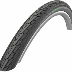 SCHWALBE Road Cruiser Active Clincher Dæk 14x1 3/8" KevlarGuard Green Compound, Sort
