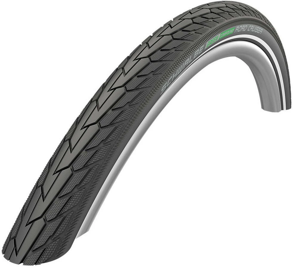 SCHWALBE Road Cruiser Clincherdæk 28" K-Guard Active Reflex, Sort