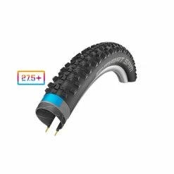 SCHWALBE Smart Sam Foldedæk 27,5" Addix Performance DD SnakeSkin, Sort
